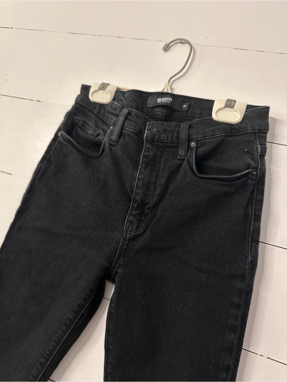 Hudson Jeans Black High-Rise Slim Women's Jeans